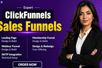 build clickfunnels sales funnel, clickfunnels landing page clickfunnels website
