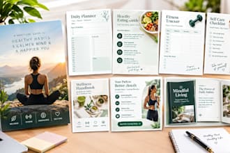 design workbooks, worksheet, handbooks, checklists and sales sheets,ebook design