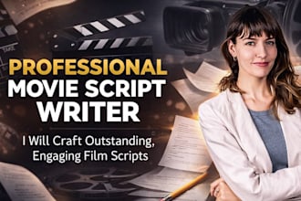 be your movie script writer, movie script writing