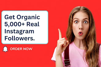 professionally grow your instagram account 5,000 followers