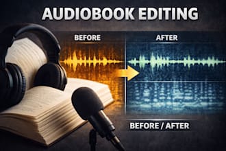 clean and master audiobook narration audio
