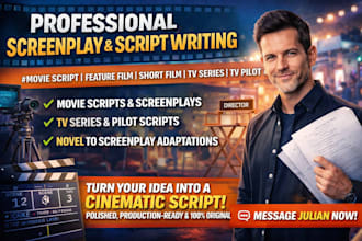 write movie script screenplay screenwriting film script stage play youtube drama