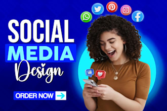 design professional social media posts and flyers