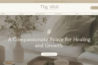 build wix holistic website wix healer website wix wellness website