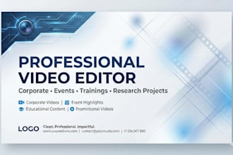 be your professional premier pro video editor