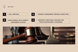draft a legally sound UK will for you or your family