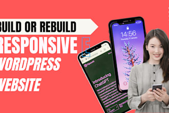 redesign a modern wordpress website