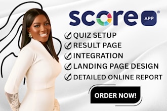 build high converting scoreapp quiz, scorecard,  lead generation to boost sales