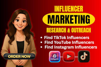 find best instagram influencers research, outreach for influencer marketing