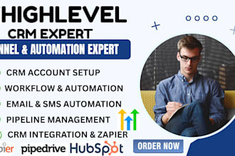 gohighlevel CRM automation sales funnel website snapshot white label saas expert