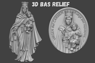 sculpt 3d coin model medallion 3d pendant cnc model for 3d printing