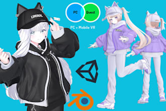 design and rig quality custom vrchat outfit vrchat clothing vrchat accessories