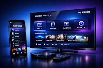 develop and rebrand your iptv app for android and smart TV