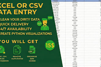clean your dirty data and create python visualizations