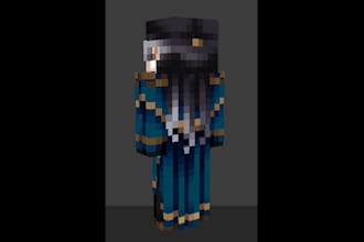 create customize custom figura or CPM minecraft skin model