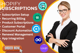 setup appstle shopify subscriptions loop joy recharge subi seal bold