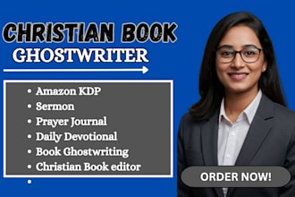 write a christian devotional ebook for amazon kindle
