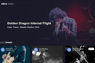 design squarespace musician band website album booking portfolio site