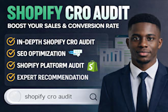 do shopify audit, shopify cro audit to fix low sales and boost conversions