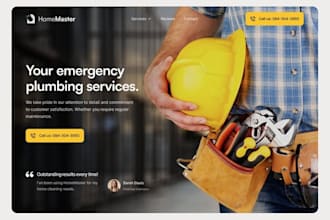 design handyman service cleaning website roofing website plumbing hvac website