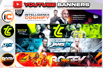 create a youtube banner and logo