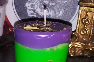 do pay me now spell with candle
