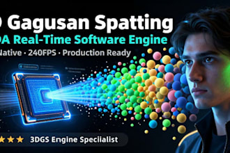 develop 3d gaussian splatting software based cuda for real time application