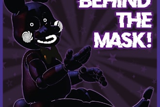 create professional 3d animatronic and indie horror posters