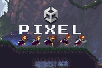 create pixel art assets, sprites and animations for your game