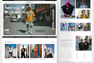 design clothing brand website shopify y2k streetwear website y2k clothing store
