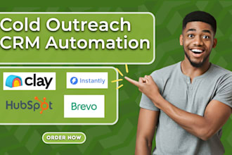 setup brevo, clay com, instantly, gmass, lemlist, and hubspot CRM