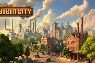 develop a steam pc game, indie game, multiplayer shooting pc game, unreal engine