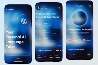 develop ai translation app, voice or language translation