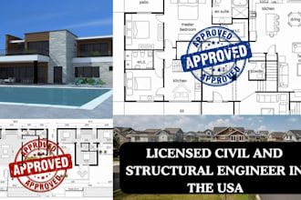 license architect civil and structural engineer pe stamp in al ky il ga or wa