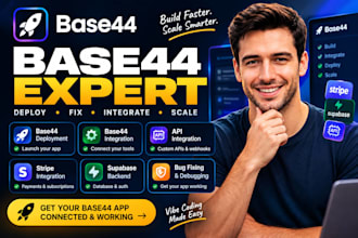 fix base44 bugs, errors, workflows and base44 integration issues bug fixing