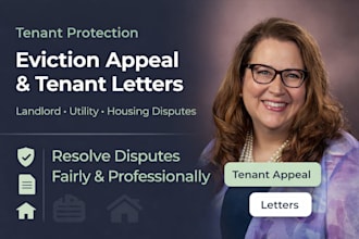 write eviction appeal, landlord and utility dispute, tenant complaint letter