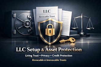 provide llc setup for asset protection living trust credit privacy protection