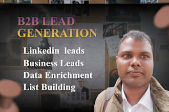 do targeted b2b lead generation and email list building