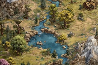 create your fantasy maps for dnd campaign