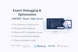 fix debug or optimize your aspnet or react application