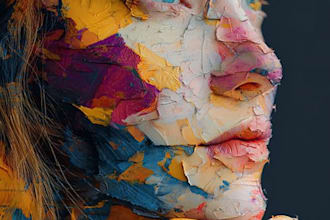 create stunning abstract art illustrations for print