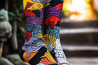 socks design unique socks design