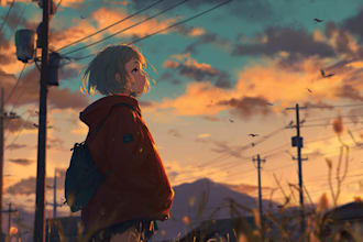 paint original character in anime and manga style