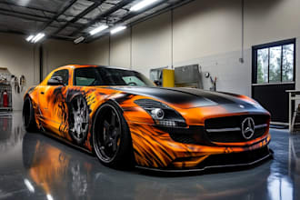 design car wrap vehicle wrap truck wrap racing car wrap