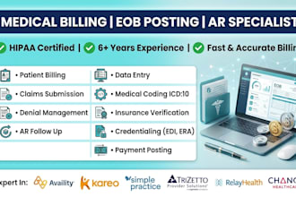 do medical billing, eob posting, and accounts receivable