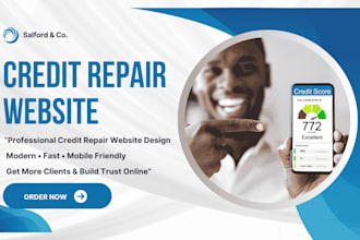 create professional credit repair website