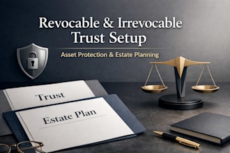 form revocable or irrevocable trusts for asset protection, privacy, tax planning