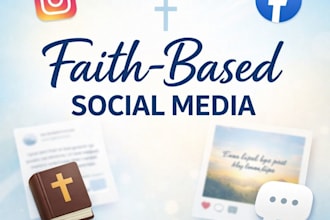 create christian content for instagram and facebook