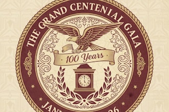 design a vintage event logo with classic timeless elegance