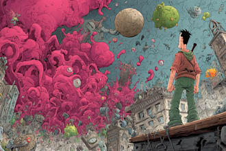 get a cartoon or comic style album cover
